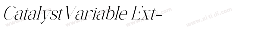 CatalystVariable Ext字体转换 CatalystVariable Ext字体转换